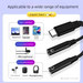 Adattatore da tipo C a doppio jack da 3,5 mm per cuffie da computer con microfono, splitter per cuffie da gioco e-sport_voghion.com