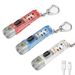 1 pz mini torcia portachiavi ricarica torcia di avvertimento magnetica fluorescente impermeabile multifunzionale_voghion.com