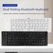 Bluetooth sem fio para celulares, computadores, iPads, tablets, laptops de escritório, teclado dobrável_voghion.com