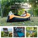 Iatable liggestol luftsofa hængekøje Bærbar vandtæt luftlækkende pose sofa med pude til indendørs udendørs camping_voghion.com