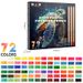 Professionelles 72-Farben-Set mit weichen Pastellstiften zum Zeichnen, Skizzieren und Ausmalen – Holzetui, 2B-Mine, leuchtende Pigmente für Künstler und Studenten_voghion.com