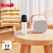 Mini altoparlante per bambini con microfono, Bluetooth Karaoke Combo, wireless, per uso domestico, all'aperto_voghion.com