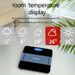 1 bilancia digitale per la misurazione della temperatura del bagno, estremamente precisa, con display LCD illuminato, design con angoli arrotondati, 400_voghion.com