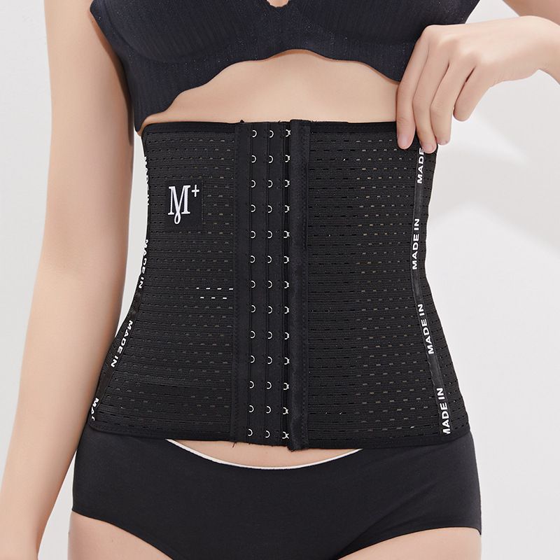 Abdomen Belt M Letter Shaping Belt M+ Sports Waist Belt Waist Postpartum Body Shaping Belt Women 6 Rows 13 Buckles_voghion.com