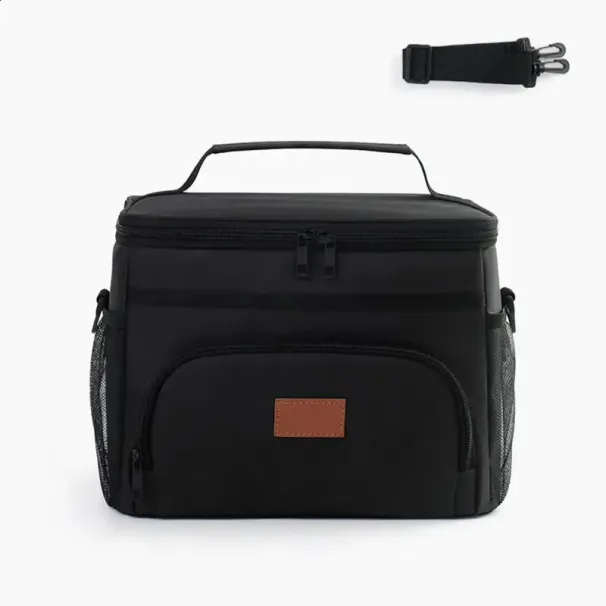 Large Capacity Leak Proof Lunch Backpack Large Picnic Cold And Warm Insulated Bag Outdoor Storage Shoulder 250318l_voghion.com