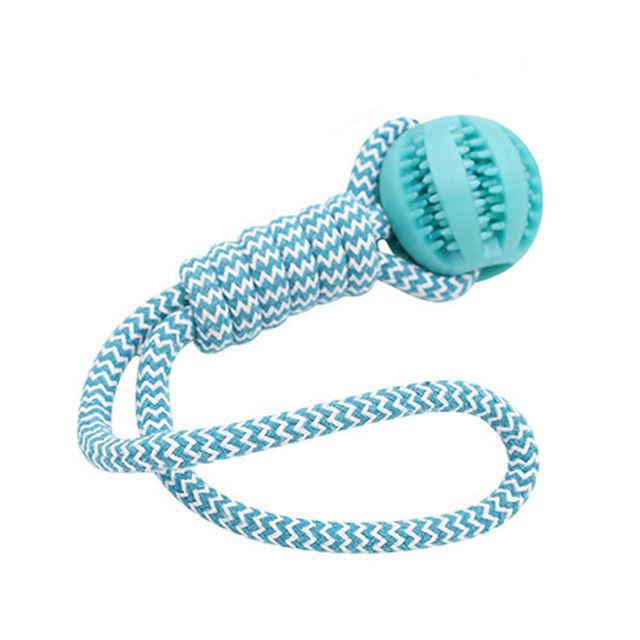 Rubber Flowing Pets, Toy Small And Large Dogs, Treat Balls With Rope, Chew Toys For Puppies, Bite-Resistant, Dog By PawParty Store_voghion.com