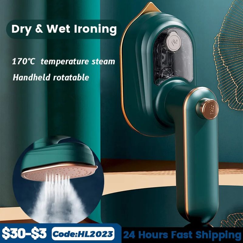 ACZT Portable Garment Steamer - Handheld For Wet/Dry Ironing While Traveling_voghion.com