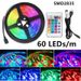 Self-Adhesive 5V RGB LED Strip Lights With Remote Control, USB Powered, 2835 Chip, 60 LEDs/m, Waterproof, For Home Decoration, TV Backlight_voghion.com