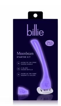 Billie Women's Razor Kit - 1 Handle + 2 X 5-Blade Refills + Magnetic Holder - Moonbeam_voghion.com