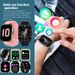 H9 Smartwatch – Bluetooth Calling, Blood Oxygen & Heart Rate Monitor, Fitness Tracker With IP68 Waterproof, 1.4" HD Touchscreen (Black/Pink/Silver)_voghion.com