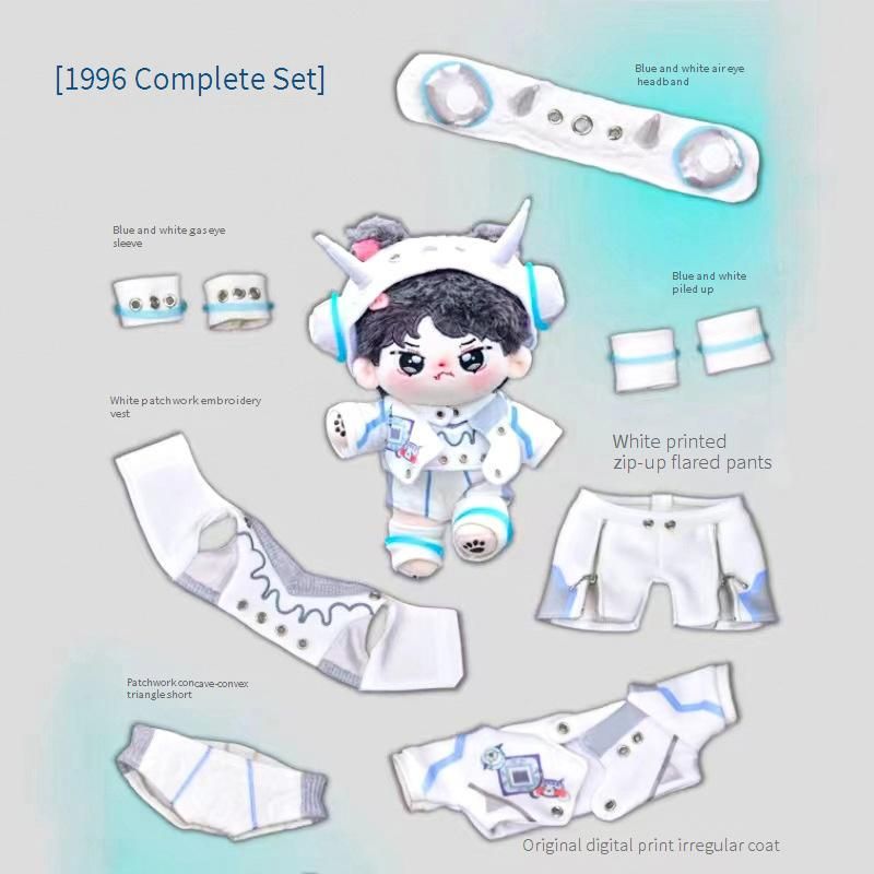 Kid's Toys Cool Technology Style 20cm Cotton Doll Clothes Celebrity Doll Doll Normal Fat Body Doll Clothes Set_voghion.com