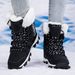 Blizzard Beauty: Gesteppte Winterstiefel mit Schnürung_voghion.com