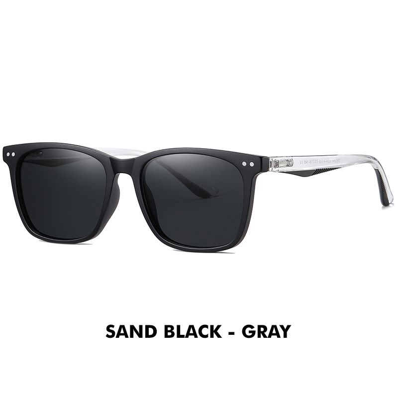 Modne kwadratowe okulary przeciwsłoneczne spolaryzowane mężczyźni kobiety ultralekka ramka TR G15 okulary przeciwodblaskowe gogle do jazdy lunette de soleil femme_voghion.com