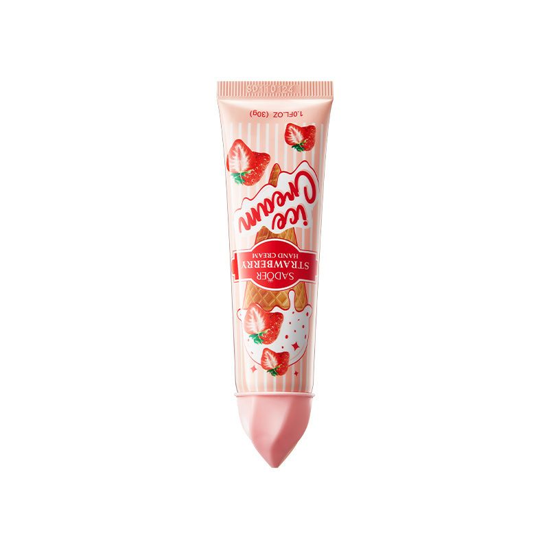 SADOER Strawberry Anti Dry Crack Moisturizing Autumn and Winter Hand Cream_voghion.com