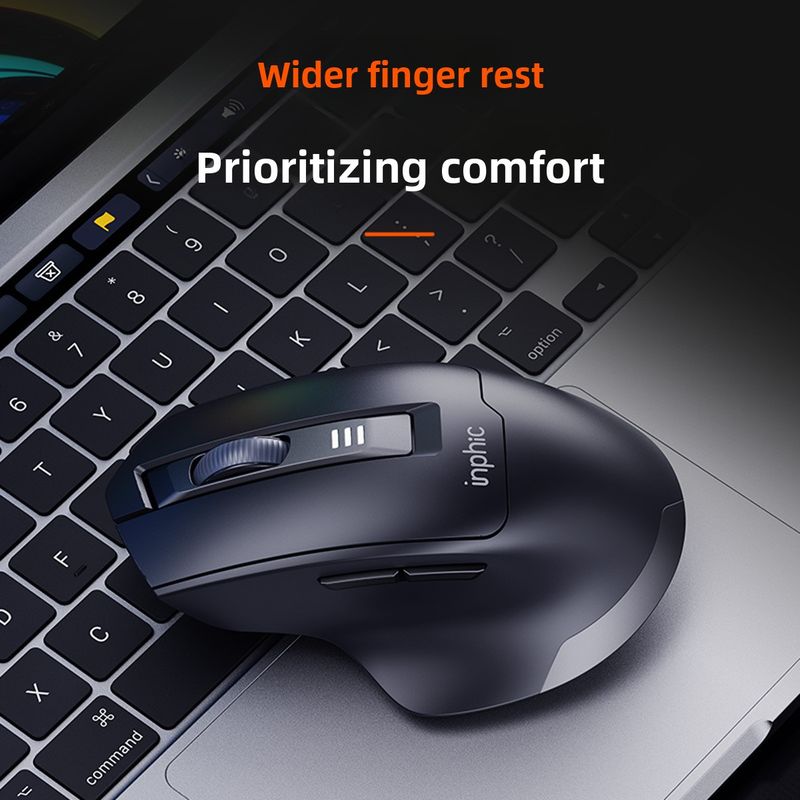 【High Quality】 Infick M9 Wireless Mouse Rechargeable Office And Home Use, Ergonomic Silent Design For Laptop_voghion.com