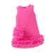 Baoxin Kinderkleidung Sommer Mädchen Kleid Ärmellos A Linie Kuchen Mesh Rock + Tasche Prinzessin Kleid_voghion.com