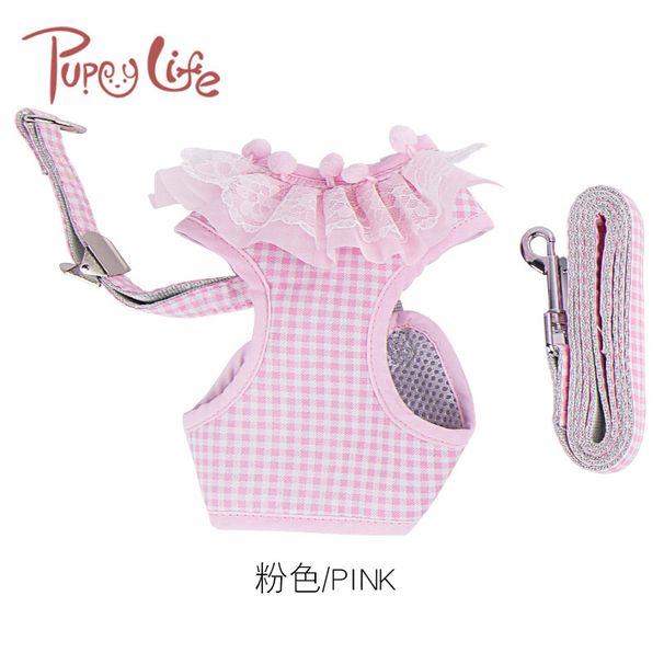 Coleira para cães com 21 estilos de coleira xadrez de renda para animais de estimação, anti-fuga, ajustável, série Fruit_voghion.com