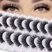 New 9 Pairs High Mink Hair False Eyelashes Multi-Layer Thick Eyelashes Daily Simulation Eyelashes_voghion.com