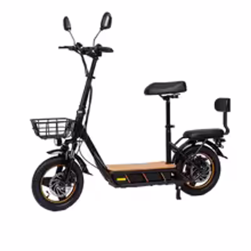 KuKirin C1 Pro Adult Electric Scooter With Seat 14" Tire 500W Motor 48V 26Ah Battery 45km Max Speed Electric Motorcycle_voghion.com