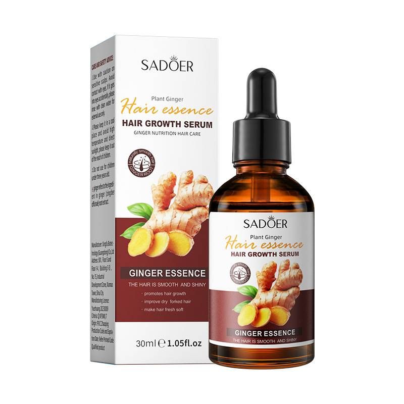 SADOER Ginger Shampoo - Anti - Dandruff, Nourishing & Moisturizing, 500ml Hair Care For Dry Damaged Hair_voghion.com