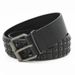 HOT Zwarte Mode Strass Klinknagel Mannen & Vrouwen Studded Riem Punk Met Pin Gesp Gratis Verzending_voghion.com