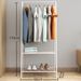 Adjustable Rolling Garment Rack – 3-Tier Steel Clothes Organizer With Wheels (Modern, Space-Saving, Multi-Functional)_voghion.com