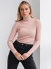 Women's Turtleneck Knitted Base Layer - European & American Style, 2025 Autumn, Turtleneck Pullover Knit Sweater_voghion.com