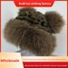 Autumn Winter Bear Ear Fashion Leopard Print Korean Version Warm Trendy Versatile Bucket Mongolian Hat_voghion.com