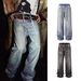 Herrenbekleidung High Street Amerikanische Modemarke Heavy AC Style Full Diamond Ribbon Straight Jeans Männer und Frauen Hip Hop Loose Design Hose_voghion.com