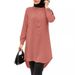 Women's Clothing Spring Muslim Intellectual Style Temperament Pullover Polo Collar A Shaped_voghion.com