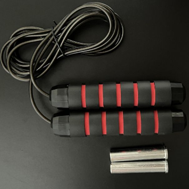 Corde à sauter lestée en fil d'acier pour élèves du primaire et du secondaire, corde à sauter pour examen d'entrée au collège, corde à sauter de vitesse_voghion.com