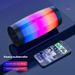 Buntes Licht Drahtloser Pulse Bluetooth-Lautsprecher Tragbarer Subwoofer für den Außenbereich Home Große Lautstärke Stereo-Sound_voghion.com