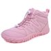 Outdoor Sports Cotton Shoes For Men And Women, Fleece-Lined Warm Wear-Resistant Non-Slip Five-Toe Snow Boots, Winter_voghion.com