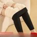 Women's Clothing Extra Thick Lambskin Leggings One Piece Pants With Velvet And Thickening For Outer Wear Large Size Fat MM Northeast Warm Cotton Pants_voghion.com