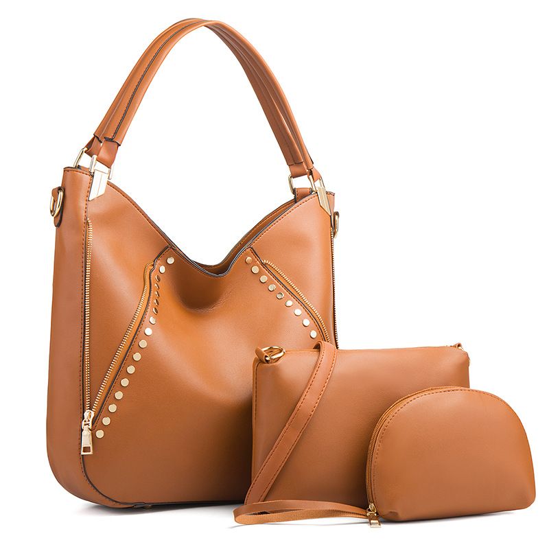 Mutter und Kind Dreiteiliges Set Handtasche Neue Single Shoulder Crossbody Clutch Damentasche Große Kapazität_voghion.com