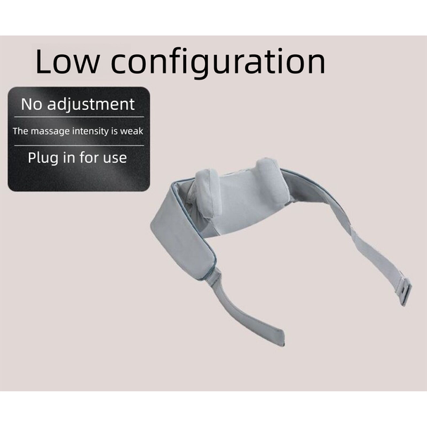 Masażer do pleców, ramion i mięśni czworobocznych, do użytku domowego, terapia cieplna, pielęgnacja szyi, prezent_voghion.com