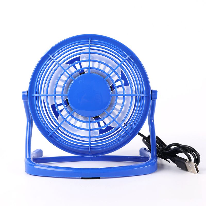 USB Silent Fan Desk Cooler For Laptop Notebook Desktop PC Ofiice Summer Cooling Fan 4 Blades Rotatable USB Mini Fans Socket_voghion.com