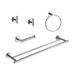 Set da bagno con portasciugamani da parete 5 pezzi_voghion.com