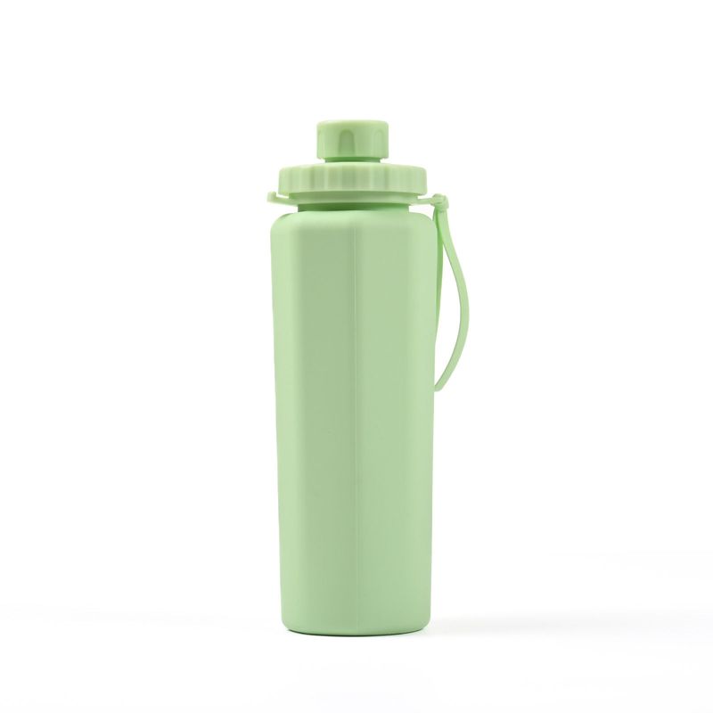 Sports Soft Bottle Foldable Portable Outdoor Hiking Fitness High Temperature Resistant Simple Business Trip Travel_voghion.com