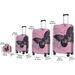 Rosa Niedlicher Schmetterlings-Trolley ABS+PC-Koffer Spot Kinderkoffer Boarding Mutter-Kind-Passwortbox_voghion.com
