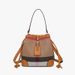 2023 Nei High-End Net Rout Leinwand Kariert Bucket Bag Damentasch am auslännesche Stil Single Shoulder Messenger Bag_voghion.com