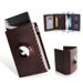 RFID Blocking Automatic Pop-Up Wallet – Premium PU Leather Card Holder With Metal Frame For Men_voghion.com