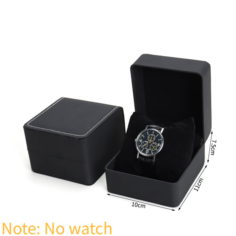 PU Leather Frosted Rounded Corner Watch Box Display Square Box High End Watch Packaging Box Gift Storage Box_voghion.com