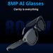 M01PRO Smart Glasses With AI Translation, 8MP Camera, Bluetooth Calling & Music, Voice Assistant, Anti-Blue Light/Sunglasses_voghion.com