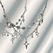 Sweet And Cool Five Pointed Star Pendant Collarbone Chain, Personalized And Simple, Double-layer Spliced Alloy Necklace_voghion.com