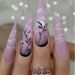 Halloween Long Armor Dark Night Wearing Armor Grass Moon White Cloud Nail Stickers_voghion.com