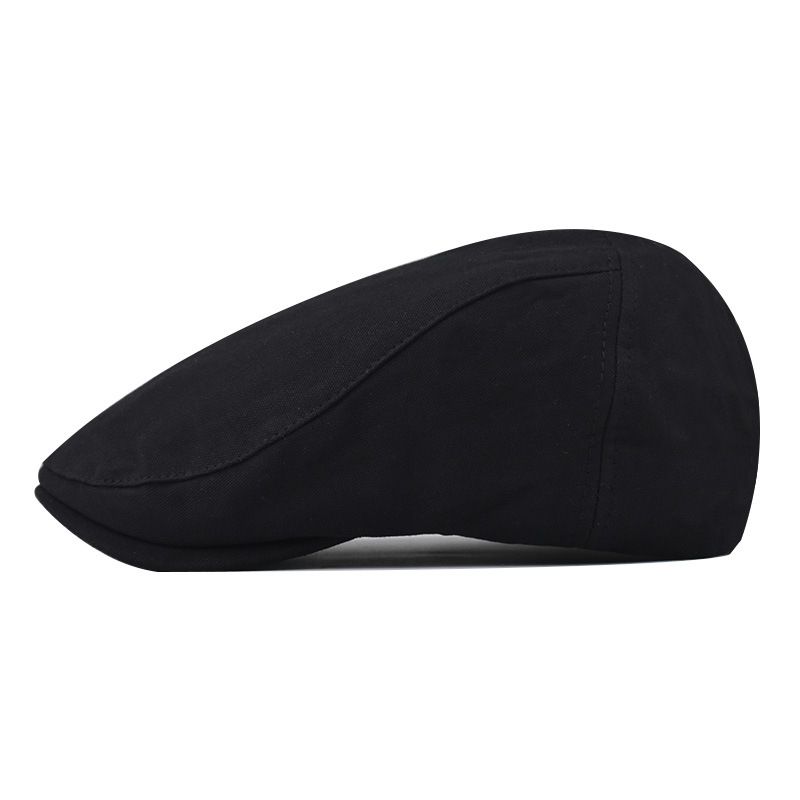 Unisex All-in-one retro beret for men simple cap for women knitted front cap light plate_voghion.com