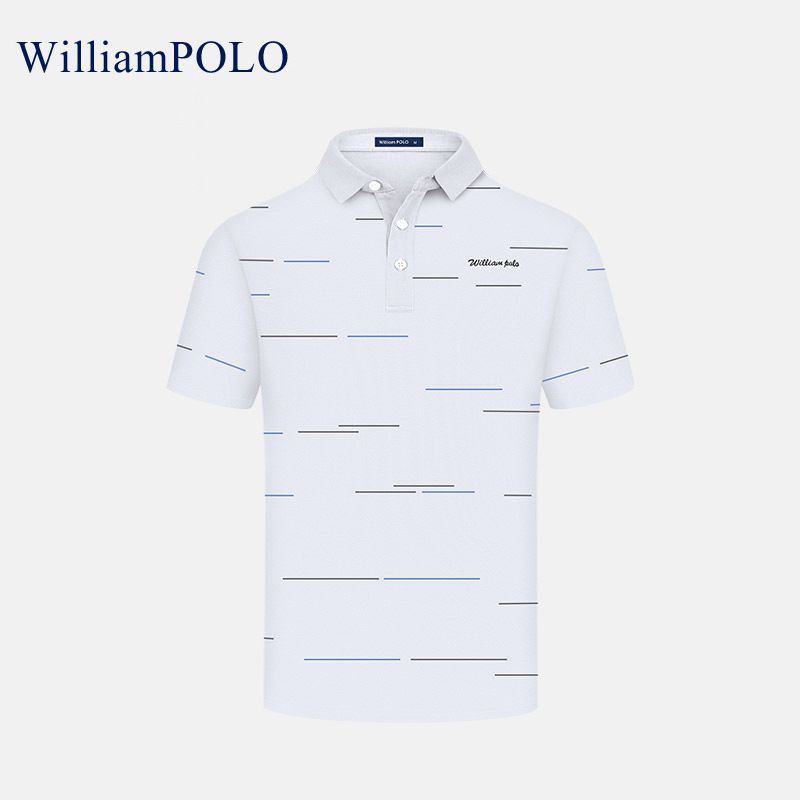 Men's Clothing King Paul brand men's polo shirt summer new blue simple short sleeved men's T shirt lapel casual tops_voghion.com
