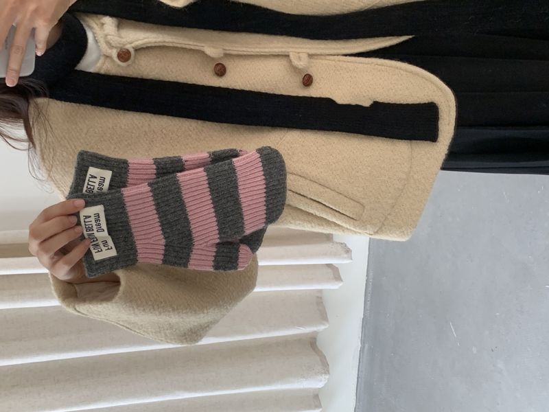 finger Gloves, Student, Korean Style, Ins, Versatile, Warm Knitted Wool, Cycling_voghion.com