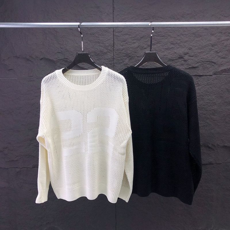 Modieuze trui met lange mouwen en letteruitsnijding, unisex pullovertop_voghion.com